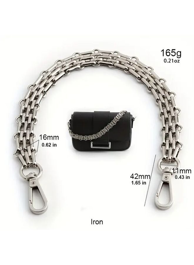 Light Golden Metal Wallet Chain 16mm Width 30 60 100 120cm Length For Bag Strap Replacement DIY Crossbody - Image 4